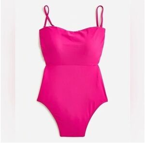 J Crew cutout tie-back swimsuit. Size 4